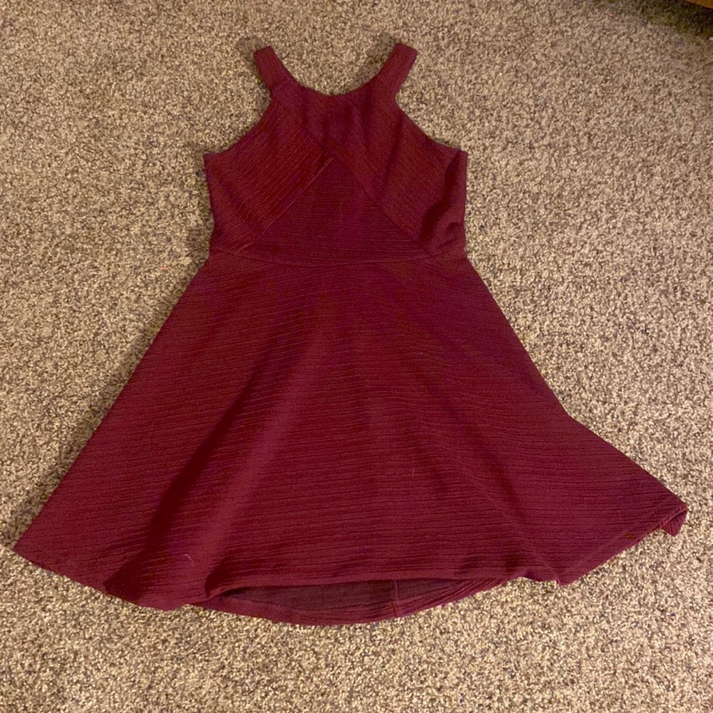 Basic red dress